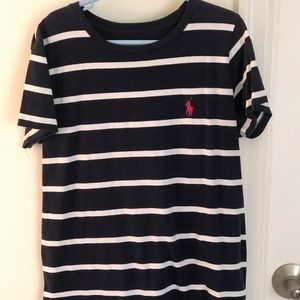 Ralph Lauren Polo Navy and White Shirt Size Small